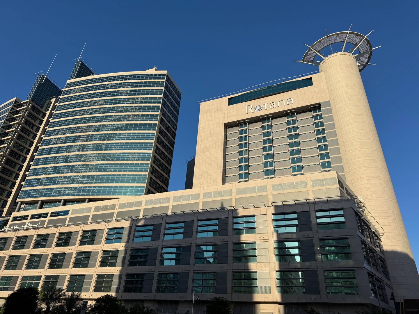 Das Rotana Beach Hotel in dem wir eingecheckt haben