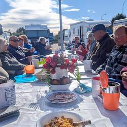 Die Stimmung ist hervorragend und das Wetter auch