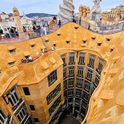 Roof view of Casa Mila