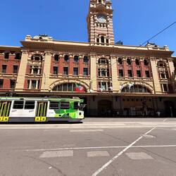 Bahnhof in der Flinders Street