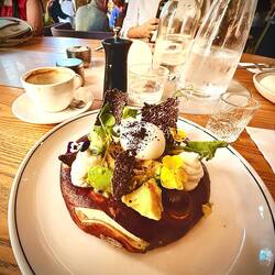 Herrlich Avocado 🥑 Brezel mit Ei🥰