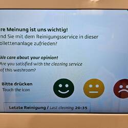 Die Putzfrau bekam natürlich einen smiley ☺️