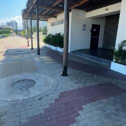 Eingang zum Duschbereich