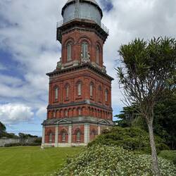 Der historische Wasserturm in Invercargill