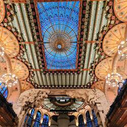 Stained glass skylight