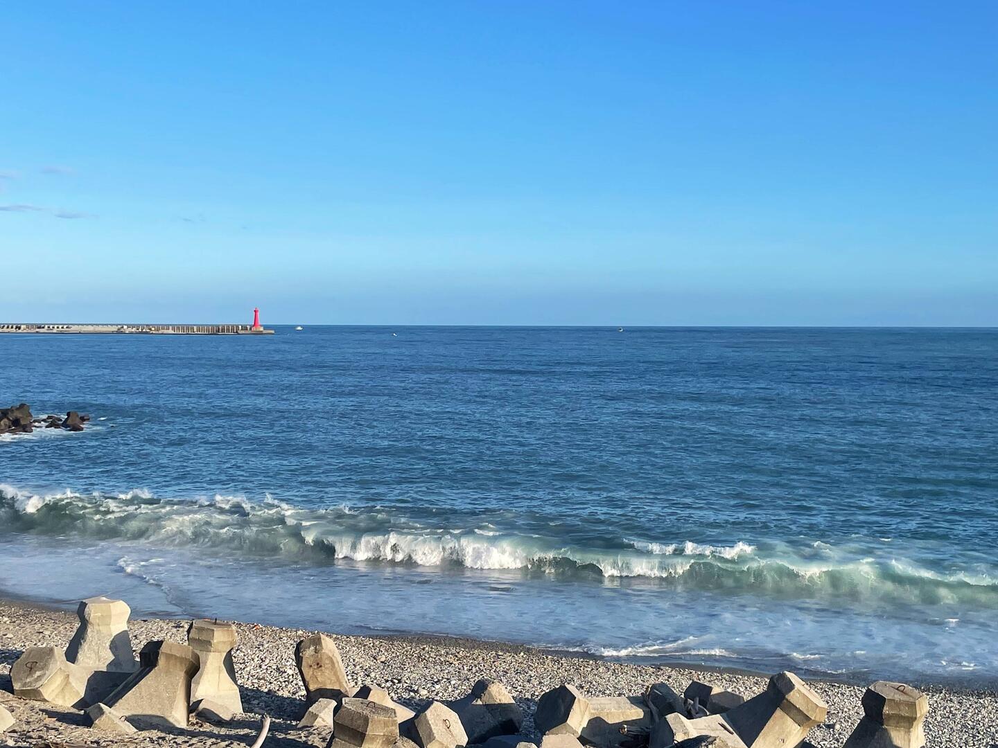 Der Pazifische Ozean bei Hualien