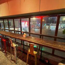 Logenplatz mit Blick auf den Bahnhof