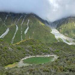 Blue Lake et Tasman Glacier