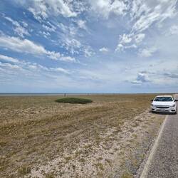 ...in Richtung Brasilien ist auf den Straßen immer weniger los...