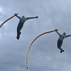 das Monumento al Viendo - das Denkmal des Windes