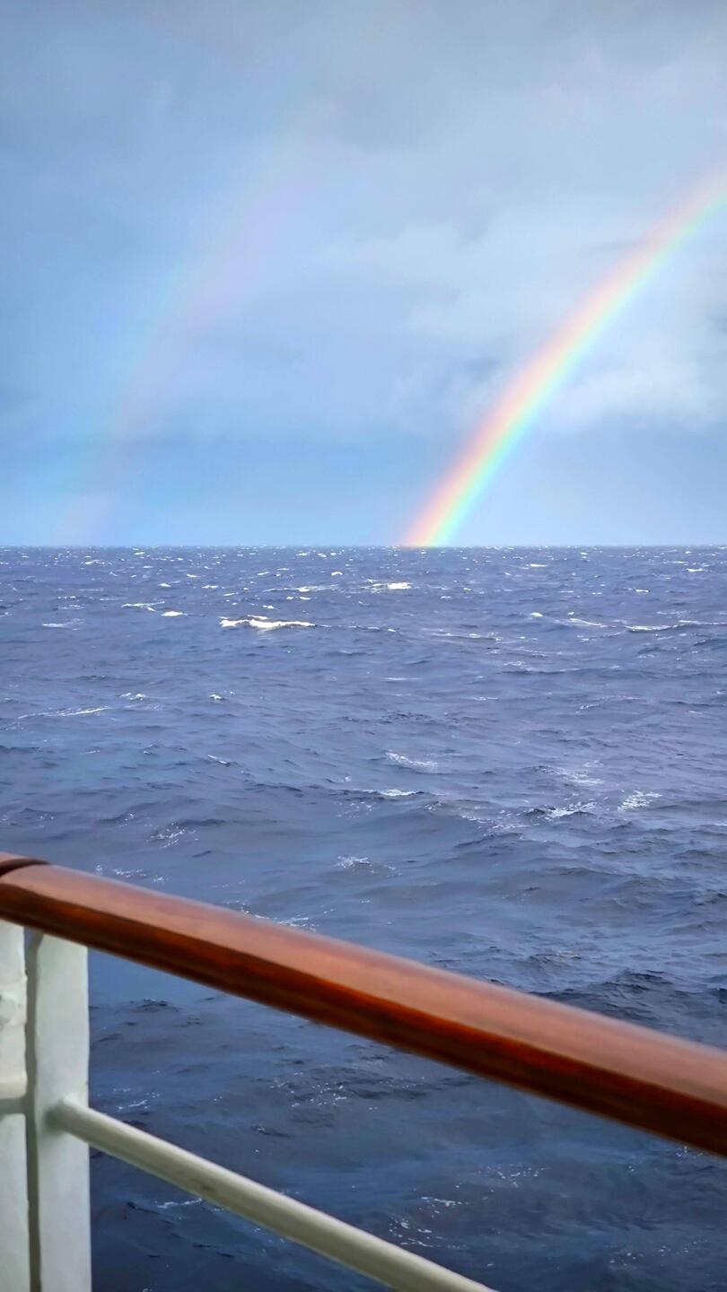 Regenbogen, gleich doppelt