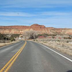 Da ist der 160 Meilen lange Gebirgszug, eigentlich eine Erdverwerfung.