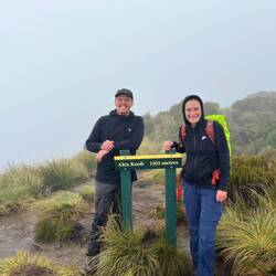 Unsere Aussicht auf den Franz Josef Gletscher