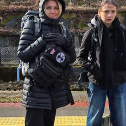Waiting for trains