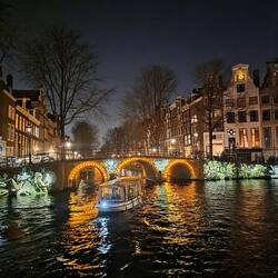 Canal lights for Christmas nights