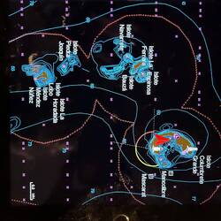 Arriving in a pitch black volcano, thank goodness for GPS