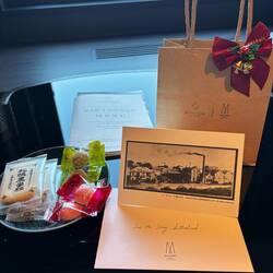 Compliments from the hotel