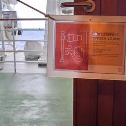 Es ist wieder stürmisch.