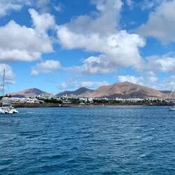 Blick vom Ankerplatz