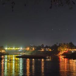 Der Mekong bei Nacht