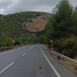 Richtung Benissa durch die Berge