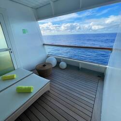 Balkon in der Spa Suite