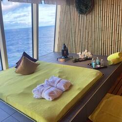 Wasserbett in der Spa Suite