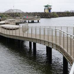 Penguin viewing walkway at St Kilda