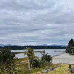 Uitzicht vanuit de camping (veul bergen)