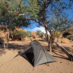 Mein Zelt fühlt sich wohl