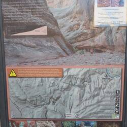 Der Grand Wash Trail, bei starkem Regen kann es Fleshfloods geben.