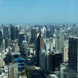 Ausblick in Richtung Osten von der Indoor Etage auf 294Hm