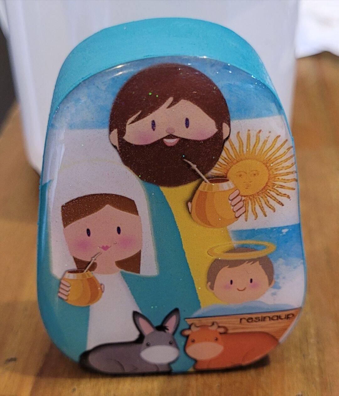 Auch in der Ferne ist meine neue Krippe aus Argentinien dabei😊