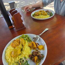 Christmas lunch - SriLanken Rice & Curry