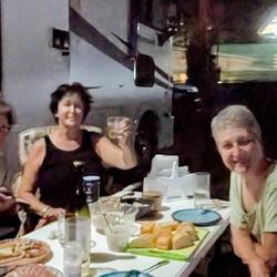 Weihnachtsessen mit Martine und Cedric