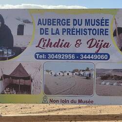 Lihdya's little tent camp in the middle of the desert