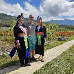 Volk der Karen in Tracht