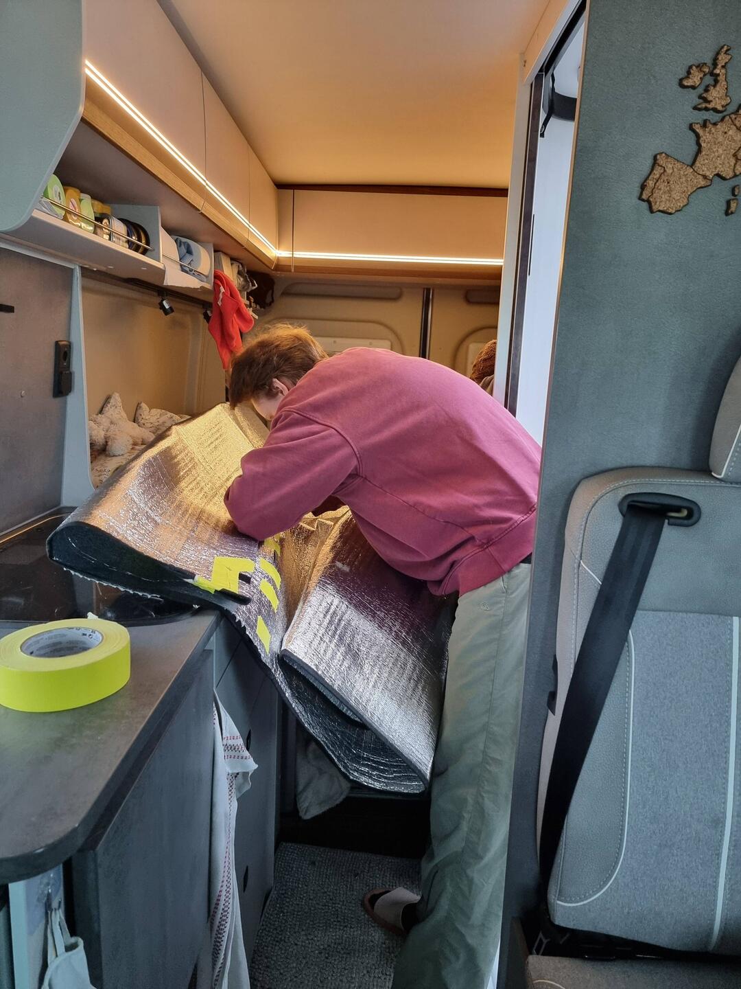 Fachmännisch geflickt.