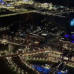 das Emirates Palace von der Bar im 63 Stock gegenüber