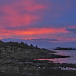 Kurz vor Dämmerungsende