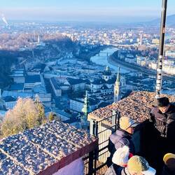 Allí está el río Salzach