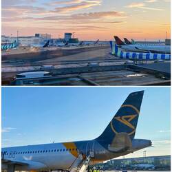 Unten unsere Condormaschine