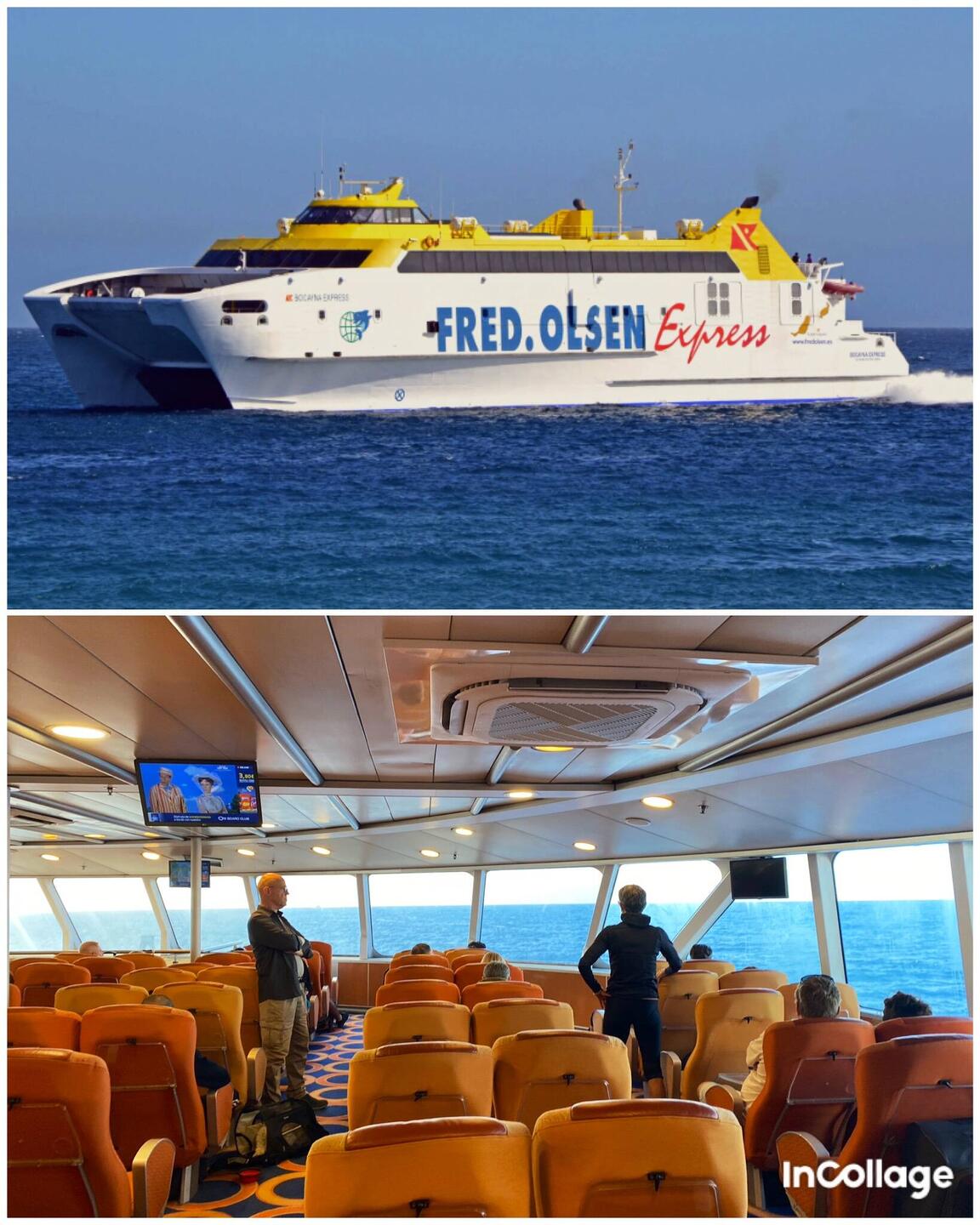 Fährfahrt von Teneriffa nach La Gomera