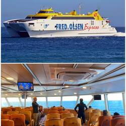 Fährfahrt von Teneriffa nach La Gomera