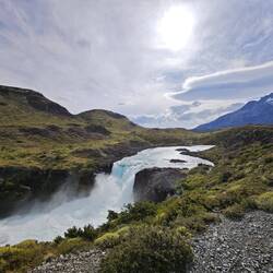 am Wasserfall Salto Grande
