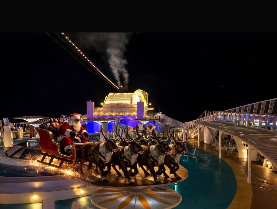 Der Weihnachtsmann ist auch auf hoher See unterwegs 😘