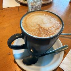 Cappuccino mit Mandelmilch☺️✨✨✨