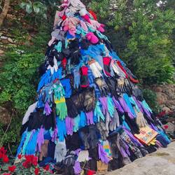 Einen aus Handschuhen