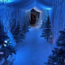 Eingang zur Rooftop Bar