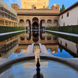 Pool in Courtyard outside Ambassador Hall